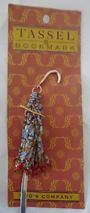 TASSEL BOOKMARK 5458 Two's Company BEAUTIFUL & FUNCTIONAL ! - Picture 1 of 2