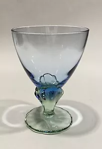 Bormioli Rocco Bahia Blue Green Water Goblet Glassware - Picture 1 of 5