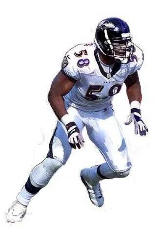 Rare Peter Bouleware Baltimore Ravens Ring of Honor Art Cover