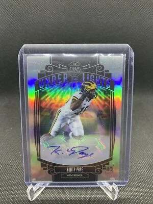 Kwity Paye 2021 Legacy Football Under the Lights Auto Colts RC - Image 1 of 2