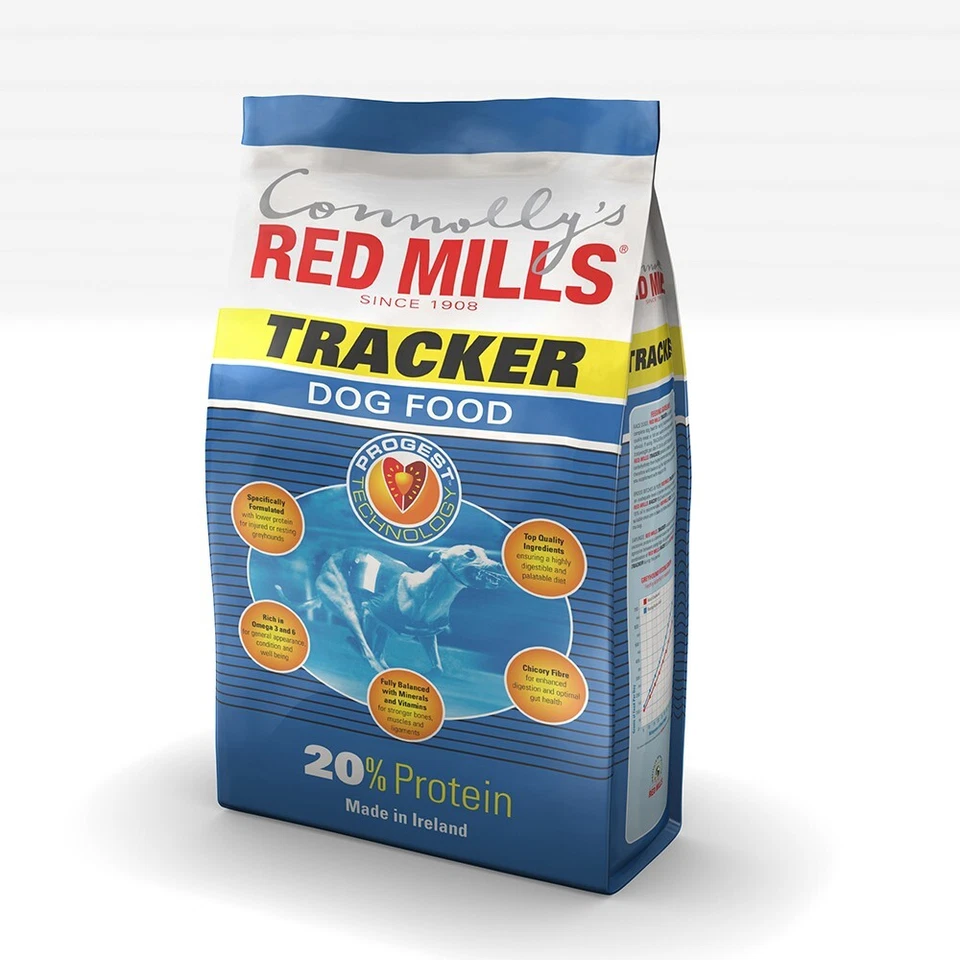 RED MILLS TRACKER GREYHOUND RACE TRACK RESTING LOW PROTEIN WORKING 15Kg