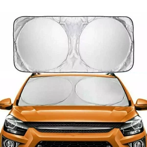 2PC Car Windshield Sunshade Umbrella Foldable Front Window Cover - Picture 1 of 7