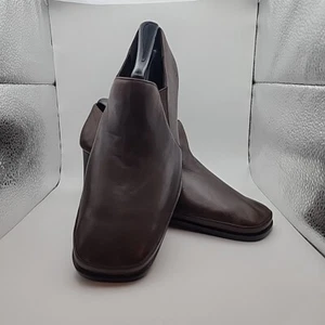 Pesaro Damen-Booties Größe 9 EU 40 "Stroll" braun Leder gestapelter Absatz NEU! - Bild 1 von 11