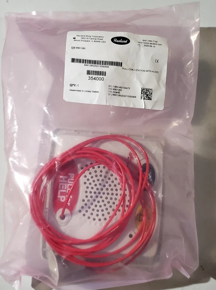 Rauland Responder 354000 Pull Cord Station With Audio