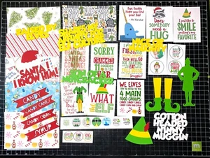 Buddy The Elf Scrapbook Kit- Scrapbook paper -Christmas ELF movie. Project Life  - Picture 1 of 1