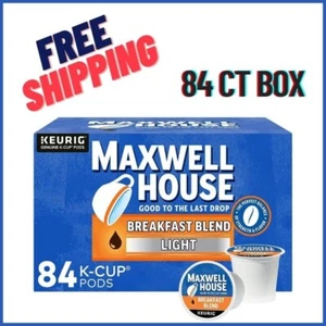 Cápsulas de café K-Cup® tostadas ligeras Maxwell House Breakfast Blend (caja de 84 ct) - Imagen 1 de 10
