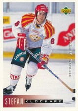 1995-96 Swedish Upper Deck #24 STEFAN KLOCKARE - Brynaes IF