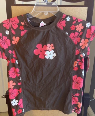 NWT Exhilaration Girls Rash guard XL - Image 1 of 4