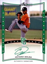 2014 Leaf Perfect Game Showcase Autographs Green #AAM2 Anthony Molina /10
