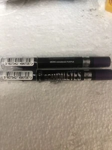Rimmel Scandaleyes Eye Shadow Stick 006 PARANOID PURPLE RARE TO FIND X2 - Picture 1 of 2