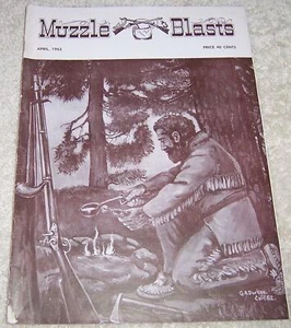 Muzzle Blasts Magazine April 1963 guns rifles longrifle - Picture 1 of 3