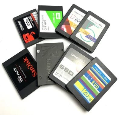 Diverse Hersteller Kingston/TeamGroup/Intenso/SanDisk/WD 2,5" SSD 120GB SATA III - Bild 1 von 4