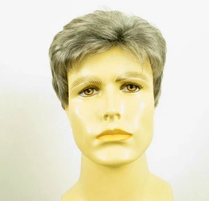 Perruque homme 100% cheveux naturel grise poivre et sel SEBASTIEN 44 - Picture 1 of 8