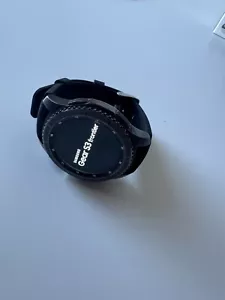 Reloj inteligente Samsung Galaxy Gear S3 Frontier SM R760 Bluetooth WiFi 46 mm usado - Imagen 1 de 2