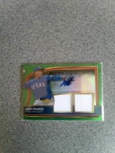 Alexi Ogando # 2011 Topps Dual Jersey & Signature Card # 44/149 - Picture 1 of 3