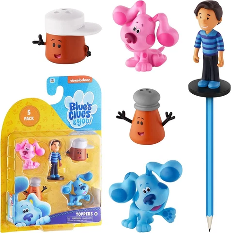 Blues Clues Pencil Toppers Kids TV Show Mini Character Figures P.M.I Cover