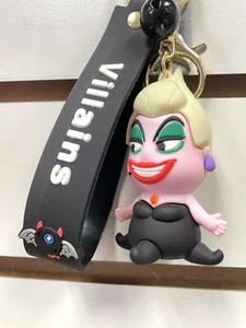 CUTE Villain's Little Mermaid Ursula KeyChain Charm 2" Aprox - Picture 1 of 6