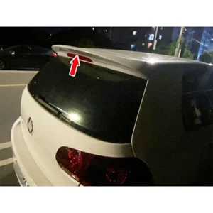 Fits For Volkswagen VW GOLF MK6 VI TSI Rear Trunk Spoiler Glossy Black ABS 10-14 - Picture 1 of 6