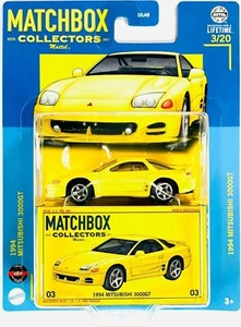 2023 COLLETTORE MATCHBOX V CASE 1994 MITSUBISHI 3000GT GIALLO SPEDIZIONE COMBINATA - Foto 1 di 1