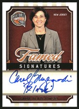 2009-10 Hall of Fame Famed Signatures #6 Carol Blazejowski Autograph /899