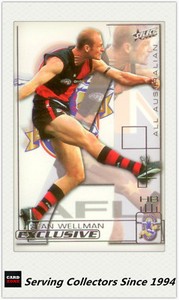 2002 Select AFL Exclusive All Australia Team AA5 Sean Wellman (Essendon)