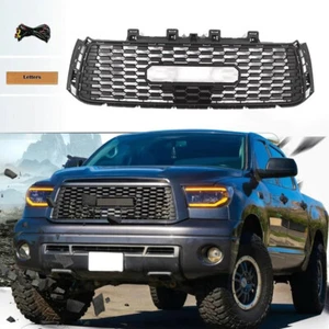 Sport Front Grille Fits for Tundra 2010-2013 W/O Light Matte Black W/Letters - Picture 1 of 6