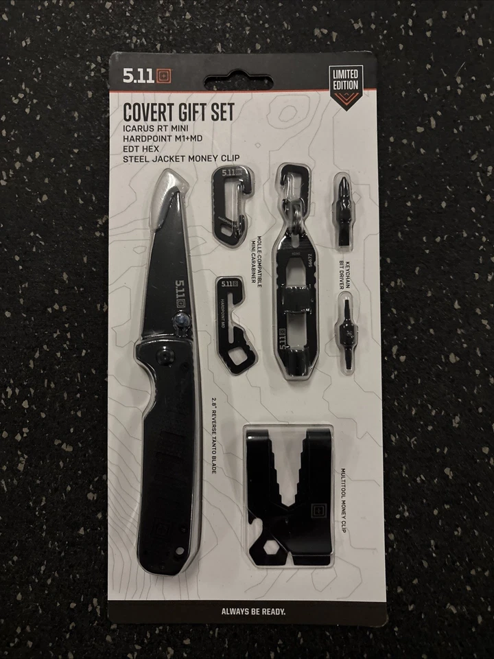 Juego de regalo encubierto táctico 5.11 Icarus RY Mini edición limitada EDT HEX paquete nuevo Foto 1 de 4