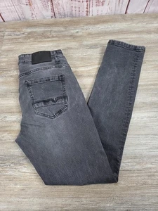 Cultura Jeans Herren 32 grau Skinny Stretch Denim Slim Fit Freizeithose schwarze Waschung - Bild 1 von 17