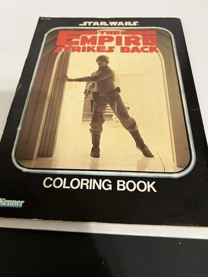 Libro para colorear de colección 1980 Star Wars El Imperio Contraataca SIN USAR LUKE SKYWALKER Foto 1 de 2