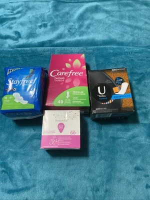 Female Hygiene Pack (NIP) 4 Pks Mixed Lot - Image 1 of 4