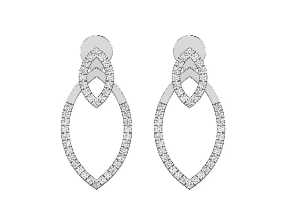 Tachuelas de diamantes de 1/3 quilate en oro de 14 k (blanco/amarillo/rosa) (G-H, SI2-I1) 3 en 1 Foto 1 de 1