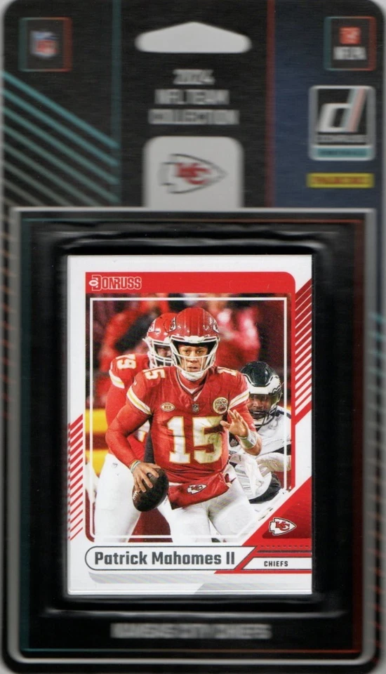 2024 Panini Donruss Factory Team Set Kansas City Chiefs (12) with Rookies