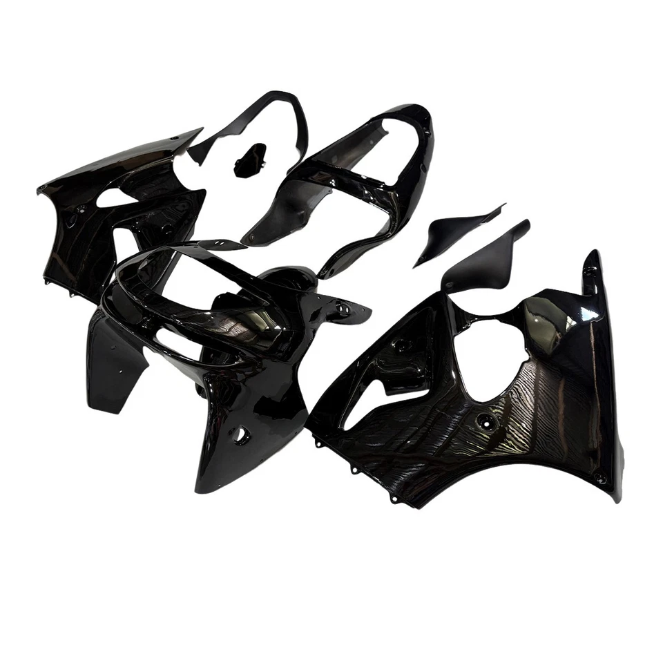 Kit de carenados ZX-6R carrocería ABS negra completa para Kawasaki Ninja ZX6R 1998 1999 ZX-6R Foto 1 de 4