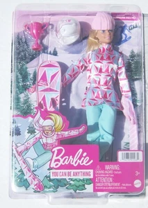 Barbie You Can Be Anything SNOWBOARDER blonde Puppe Spielzeug Set NEU NRFB 2021 Retired - Bild 1 von 2
