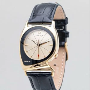 Hamilton Ventura Flight Meteor STAY SICK Limited Edition Gold Weiß Uhr Neu JP - Bild 1 von 5