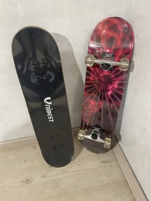 Unibest Skateboard Deck Funboard Holzboard 80x20cm Ahornholz Kinder