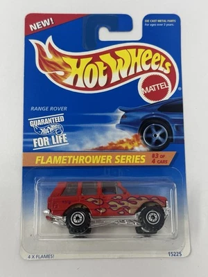 1995 Hot Wheels Flamethrower Series Red Range Rover #337 A15 - Image 1 of 4