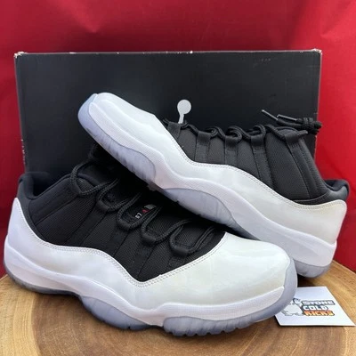 Nike Jordan 11 ретро низкий смокинг размер 11 белый 528895-110 XI III II IX IV VI V - Изображение 1 из 4