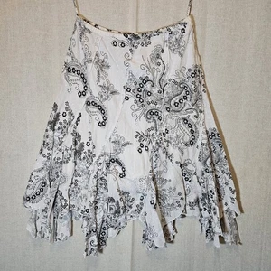 Bila Damen Rock Taschentuchsaum Gr. M Boho Fee Grunge Festival Patchwork - Bild 1 von 9