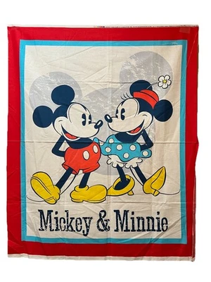 "Colcha manta panel tela Disney Mickey & Minnie Mouse 45""x36""" Foto 1 de 2
