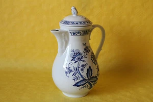 Ingres Weiss Form Marienbad Zwiebelmuster Kaffeekanne Kanne Sonderpreis - Picture 1 of 1