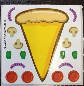25 Make Your Own Pizza  Stickers Party Favors Birthday Teacher Supply - Picture 1 of 1