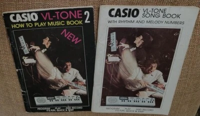 Casio VL-Tone How To Play Music Book 2 + Song Book Vintage Keyboard - Bild 1 von 3