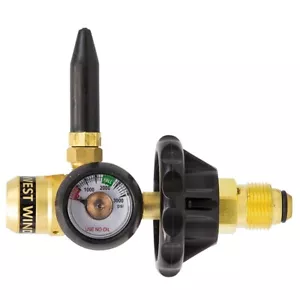 Helium Balloon Inflator Filler Valve with Regulator and Gauge Western Enterprise - Picture 1 of 3