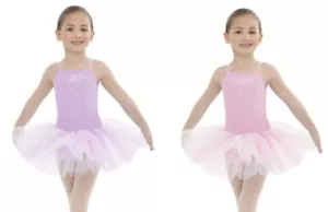 Sparkle Dance Tutu Leotard Dress Lavender or Pink Child Dance Revolution Brand - Picture 1 of 2
