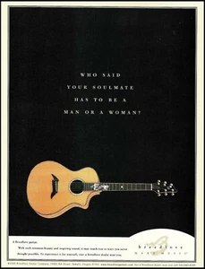 2000 Breedlove American Series guitarra acústica anuncio 8 x 11 impresión de anuncio - Imagen 1 de 3
