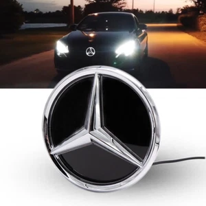 Luz LED con logotipo de parrilla emblema estrella delantera para Mercedes-Benz Clase E 16-20 - Imagen 1 de 7