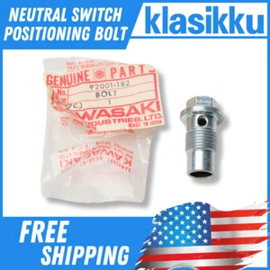 Kawasaki KLT200 KM100 KLR250 KL250 KD80 Neutral Switch Positioning Bolt Genuine - Picture 1 of 5