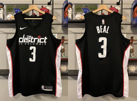 Rare Nike Bradley Beal Washington Wizards 2018-19 City Swingman Jersey 48/L Cover