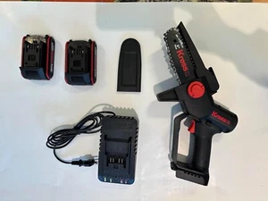 Kress Akku-Astsäge Set, 20V, mit 2 Akkus und Ladegerät, Schwarz/Rot - Bild 1 von 1